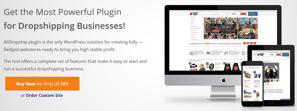 get alidropship plugin with $89 one time payment only