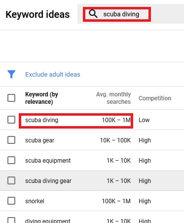 use google keyword planner to check demand to increase Youtube views