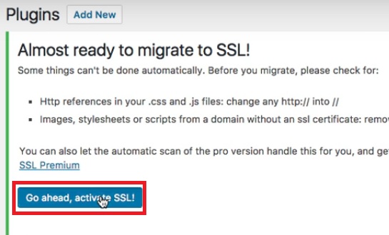 SSL Tutorial Activating Reallt Simple SSL In WordPress