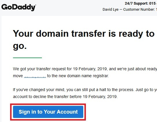 This Is How To Transfer Domain Name From GoDaddy To NameSilo Step 22