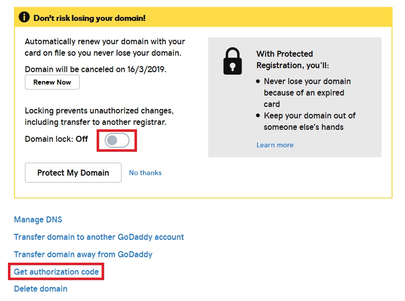This Is How To Transfer Domain Name From GoDaddy To NameSilo Step 7