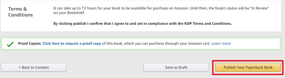 Submit KDP Book For Publishing In Amazon