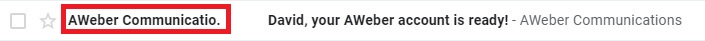 Check Email From Aweber To Activate Your Free Email Marketing Tools