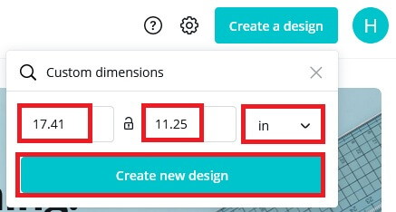 How To Create Custom Dimension Using Canva To Fit Your Amazon Book Design