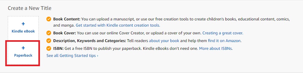 Get Amazon KDP Account For Free Self Publishing Your Print Book