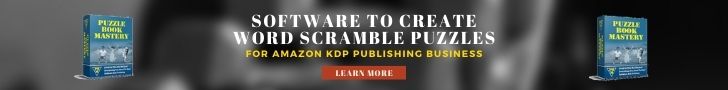 Learn How To Make Scramble Puzzle Low Content Books To Sell In KDP Self Publishing